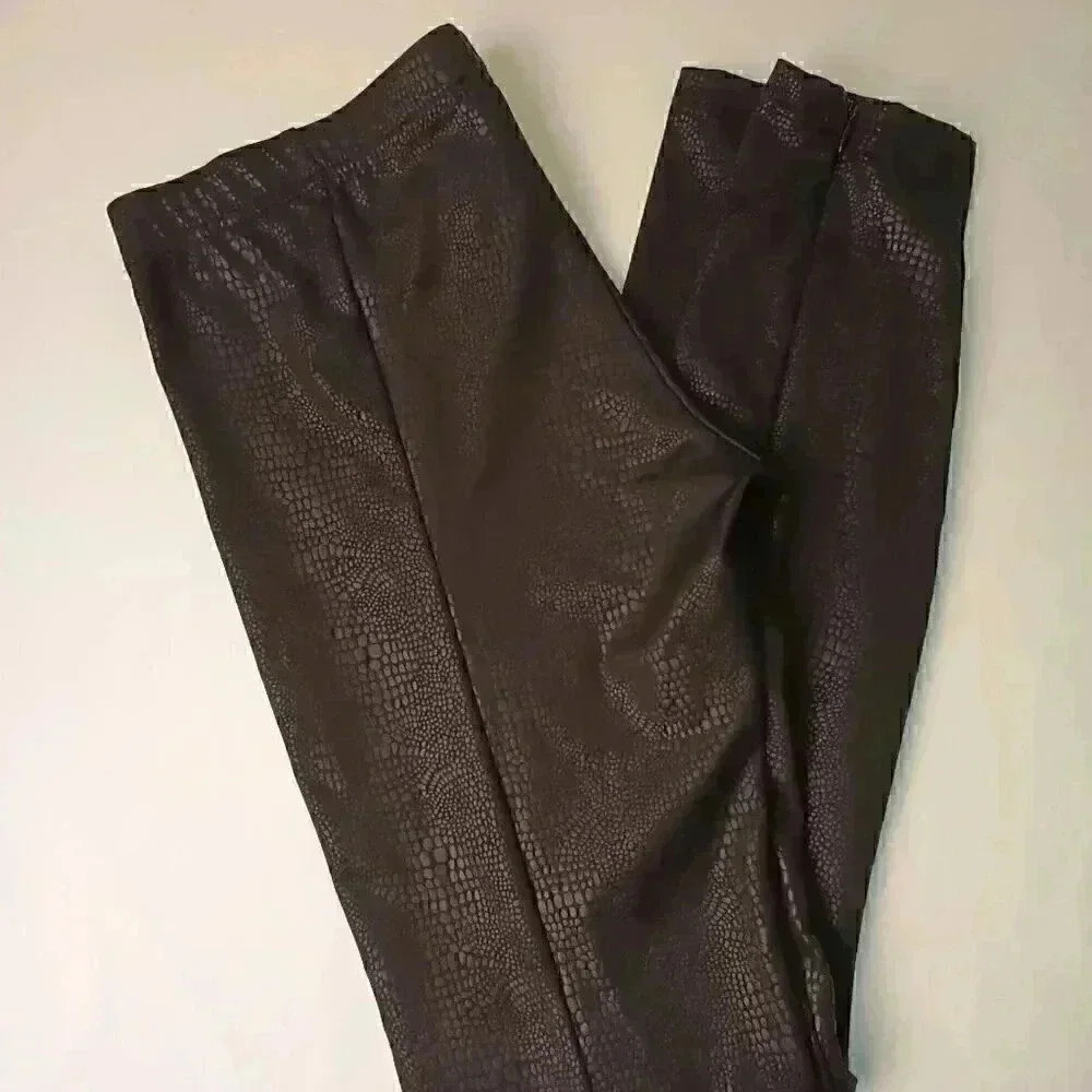 bebe Black Textured Leggings